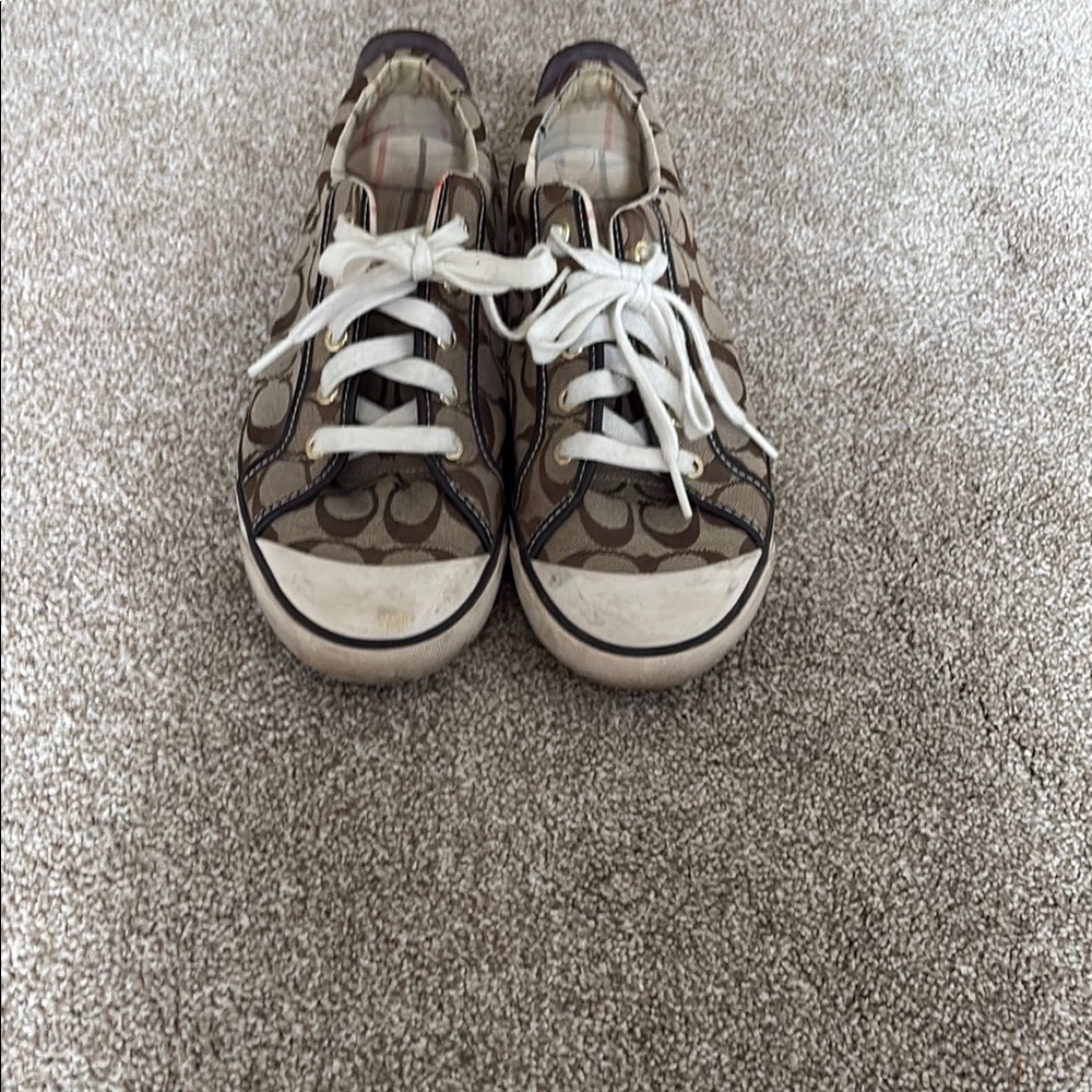 Coach Brown Sneakers Casual Style